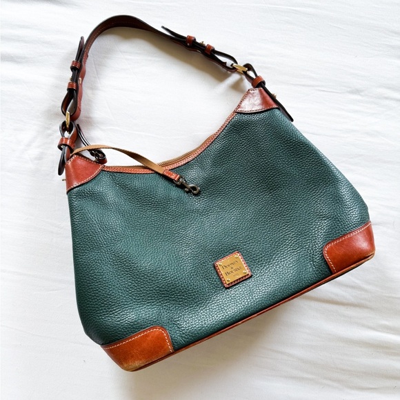 Dooney & Bourke Handbags - Dooney & Bourke Green Pebble Grain Hobo bag / purse